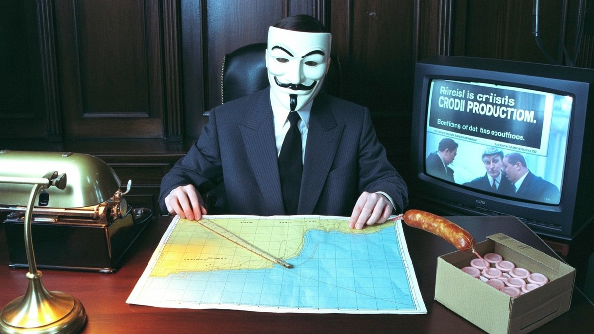 Мистер Никто изучает информацию о надвигающемся кризисе мирового масштаба