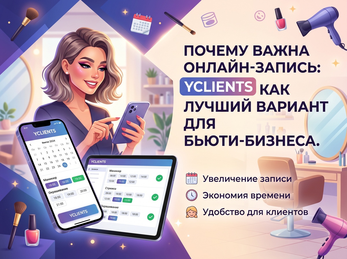 YCLIENTS - лучший вариант для бьюти-бизнеса