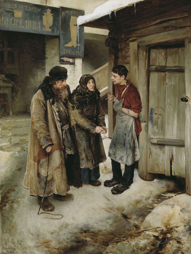 Клавдий Лебедев «К сыну», 1894 год