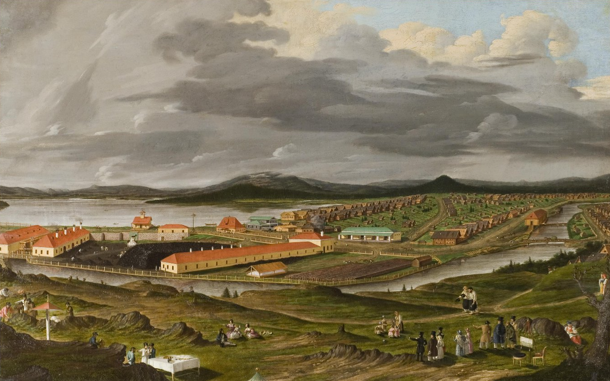 Черноисточенский завод Демидовых на Урале. П. П. Веденецкий 1836 г.