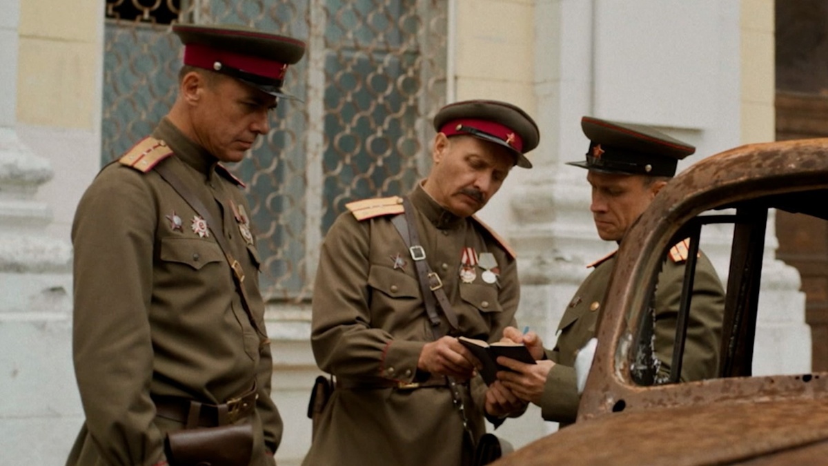 Кадр из новеллы «Москва 1944» сериала «СМЕРШ 4»