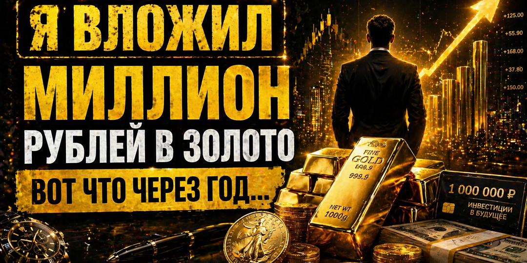 Я вложил миллион в золото. Вот что получилось через год...