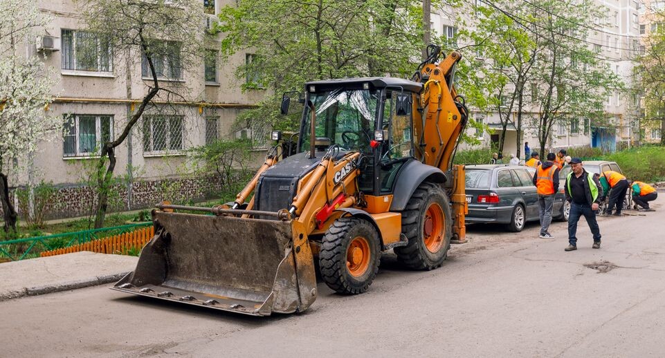    Ямочный ремонт дорог во дворах Балашихи / Медиасток.рф