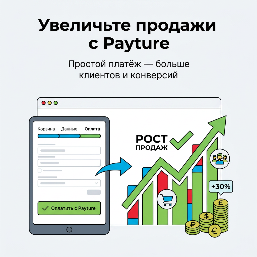    Как модуль системы оплаты Payture увеличивает ваши продажи