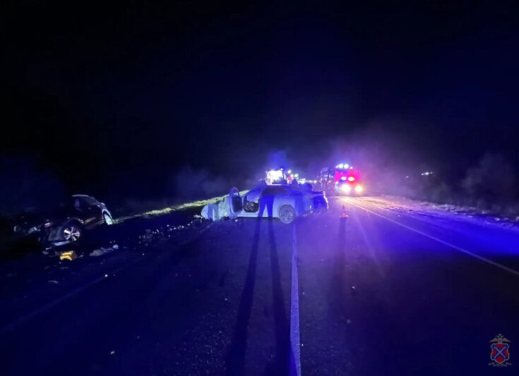 На трассе у Камышина из-за выезда «на встречку» травмированы три человека