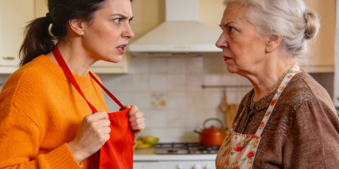 Я сняла фартук, положила перед свекровью и сказала всего два слова