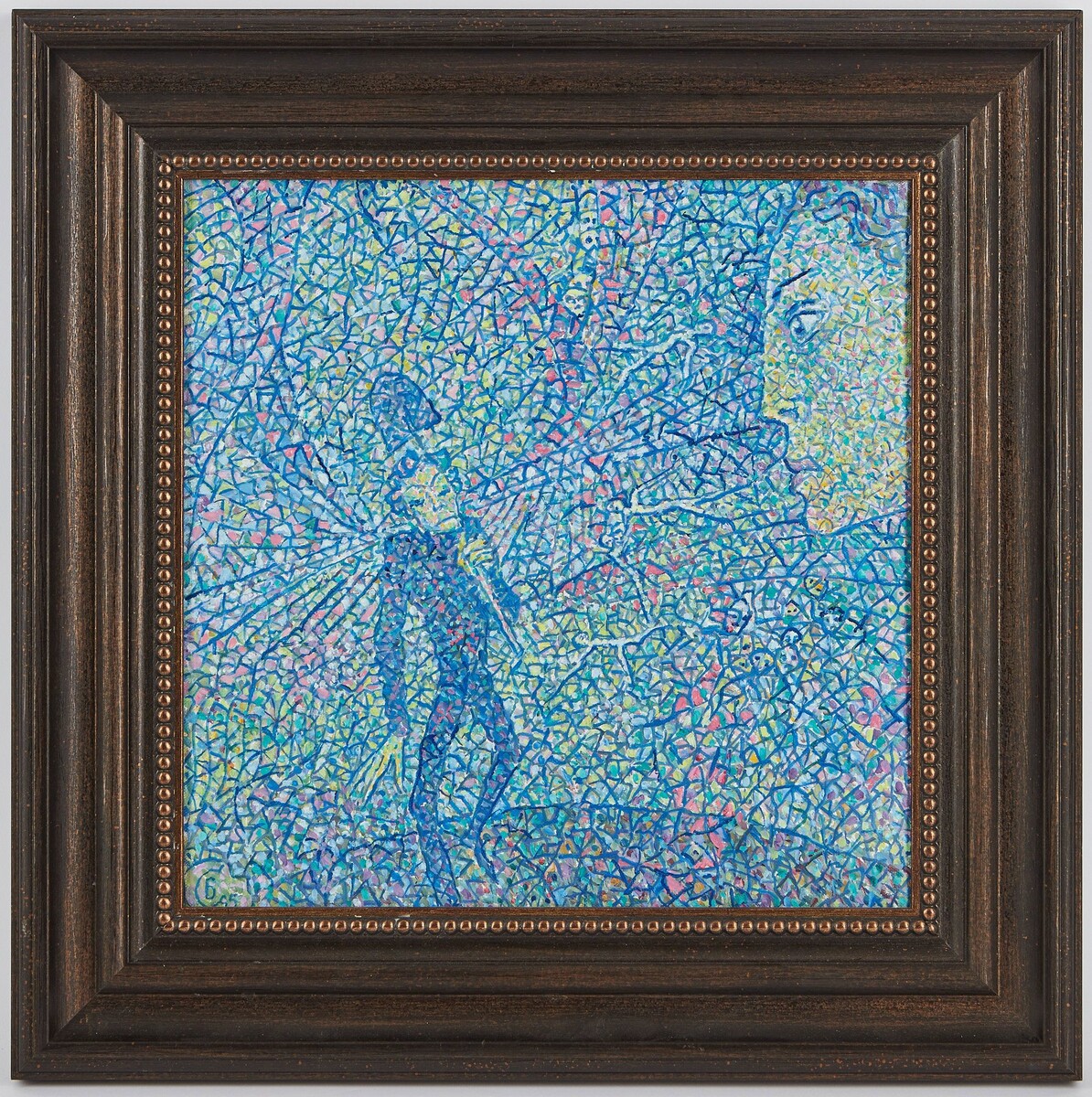 Могильщик, 1995 г., материалы: холст, масло, размеры: 38 × 38 см. Источник: https://auction.artinvestment.ru