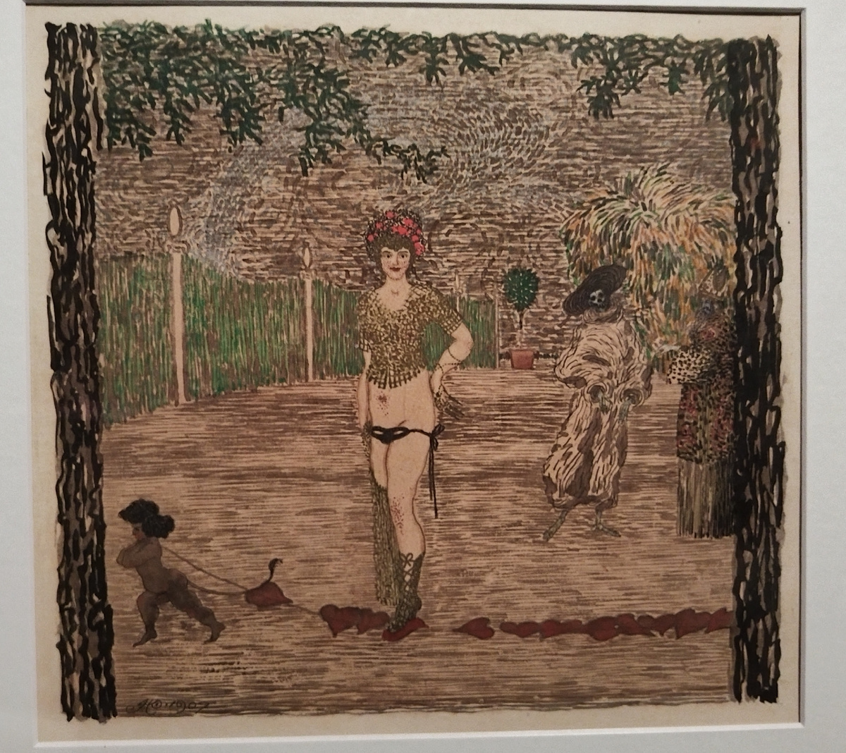 Николай Феофилактов, "Аллегорическая композиция", 1907 год