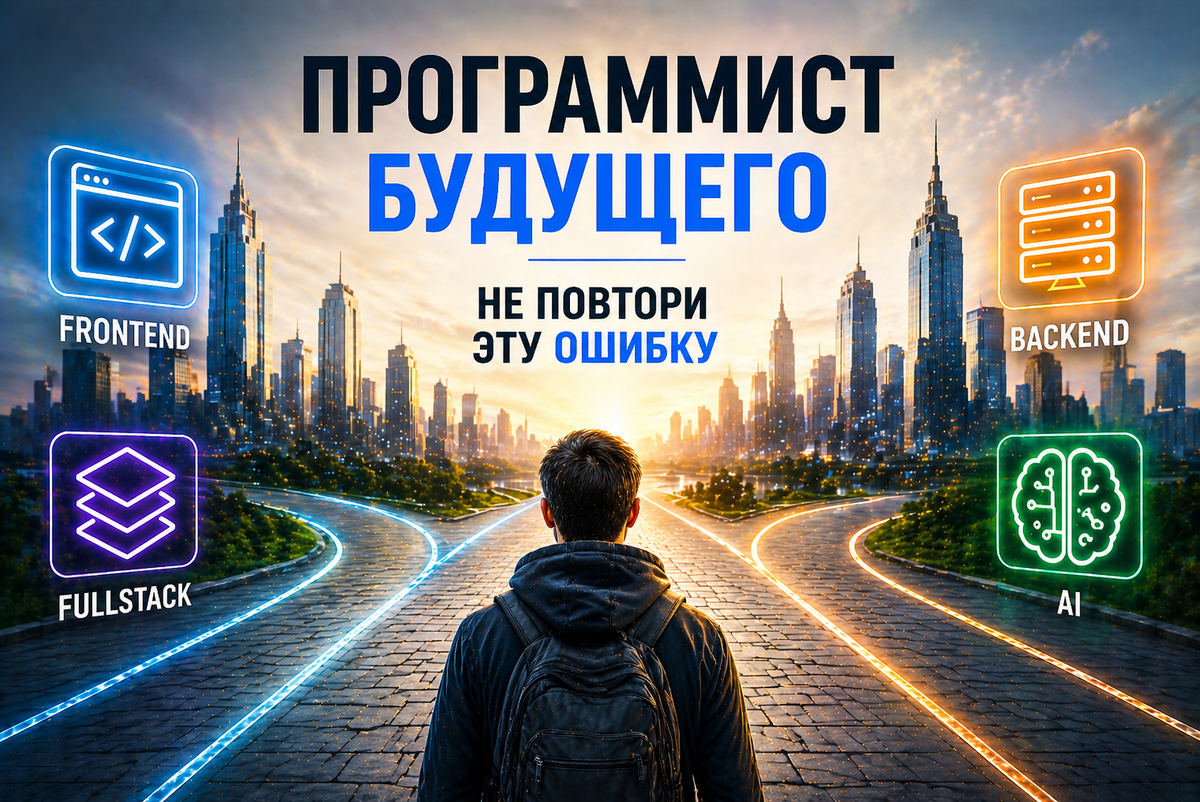 Программист будущего: выбор между frontend, backend, fullstack и работой с нейросетями
