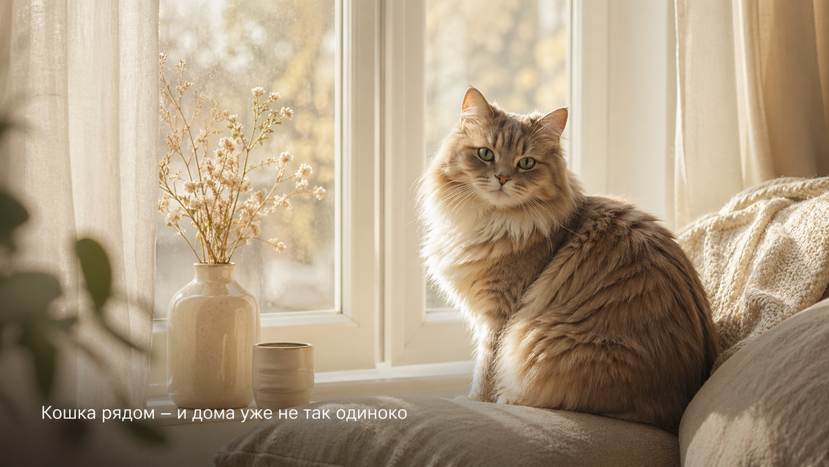 Кошка в доме — не просто уют: как питомец влияет на одиночество и здоровье