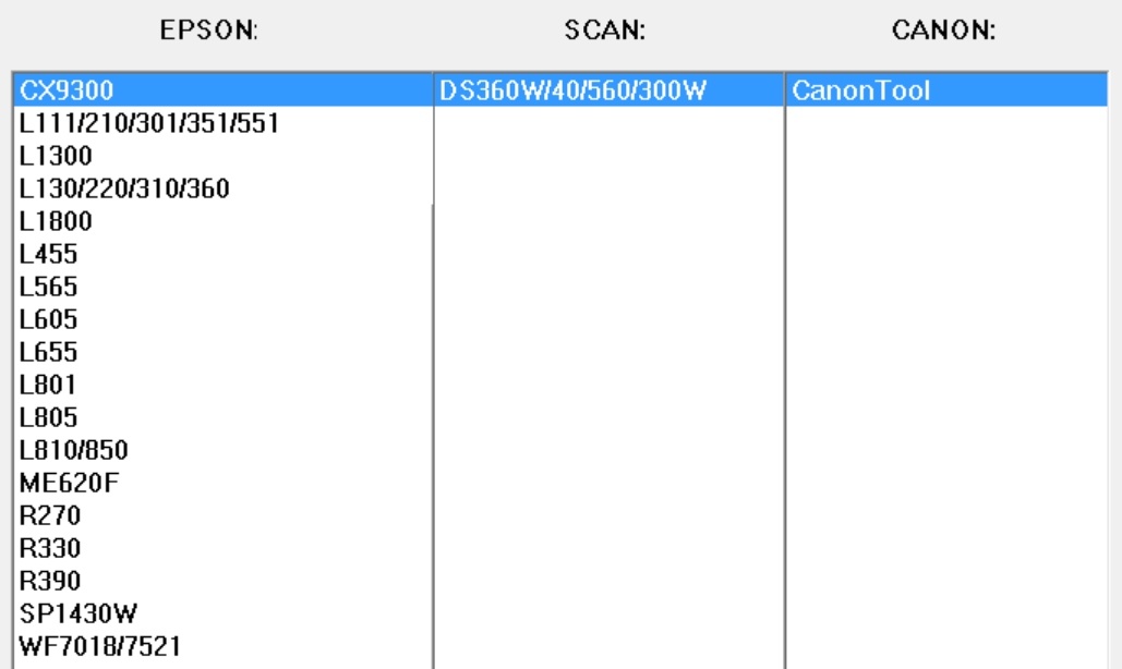 Adjustment Program для Epson