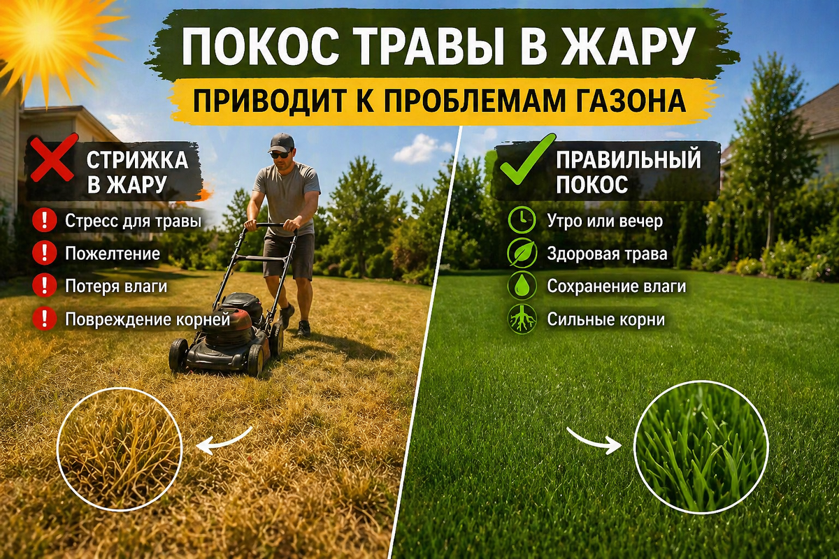 Вот к чему приводит покос травы в жару