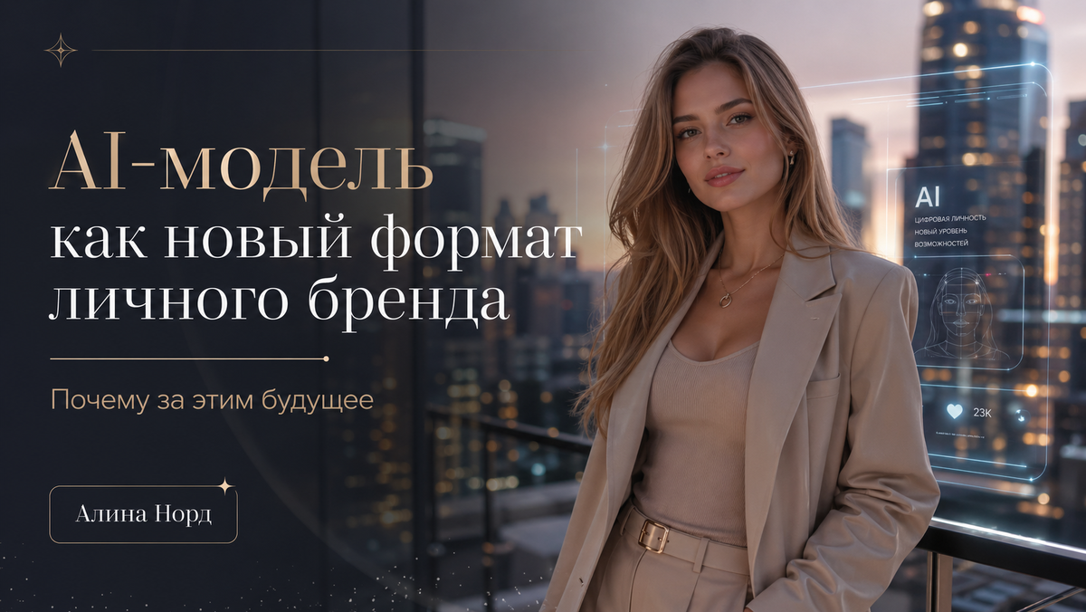 AI-модель как новый формат личного бренда: почему за этим будущее

