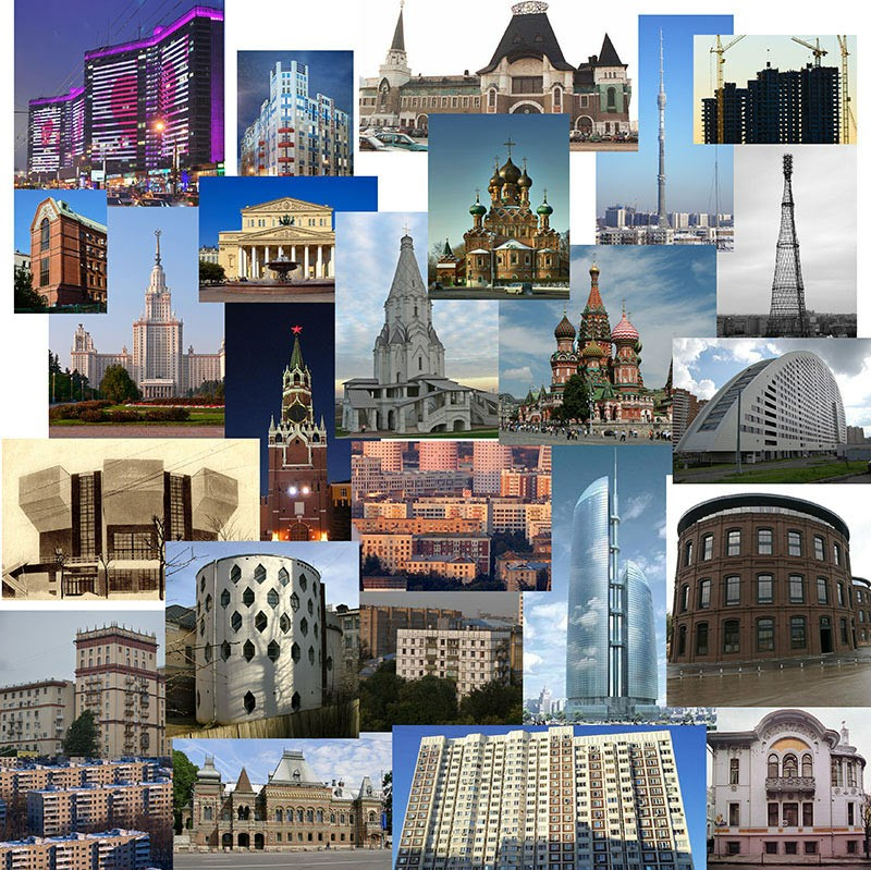 Заготовка к паттерну для сидений московского общественного транспорт. В верхней части по центру фотографии трех известных московских храмов. Источник: сайт Студии Артемия Лебедва. URL: https://www.artlebedev.ru/mosgortrans/pattern/process/
