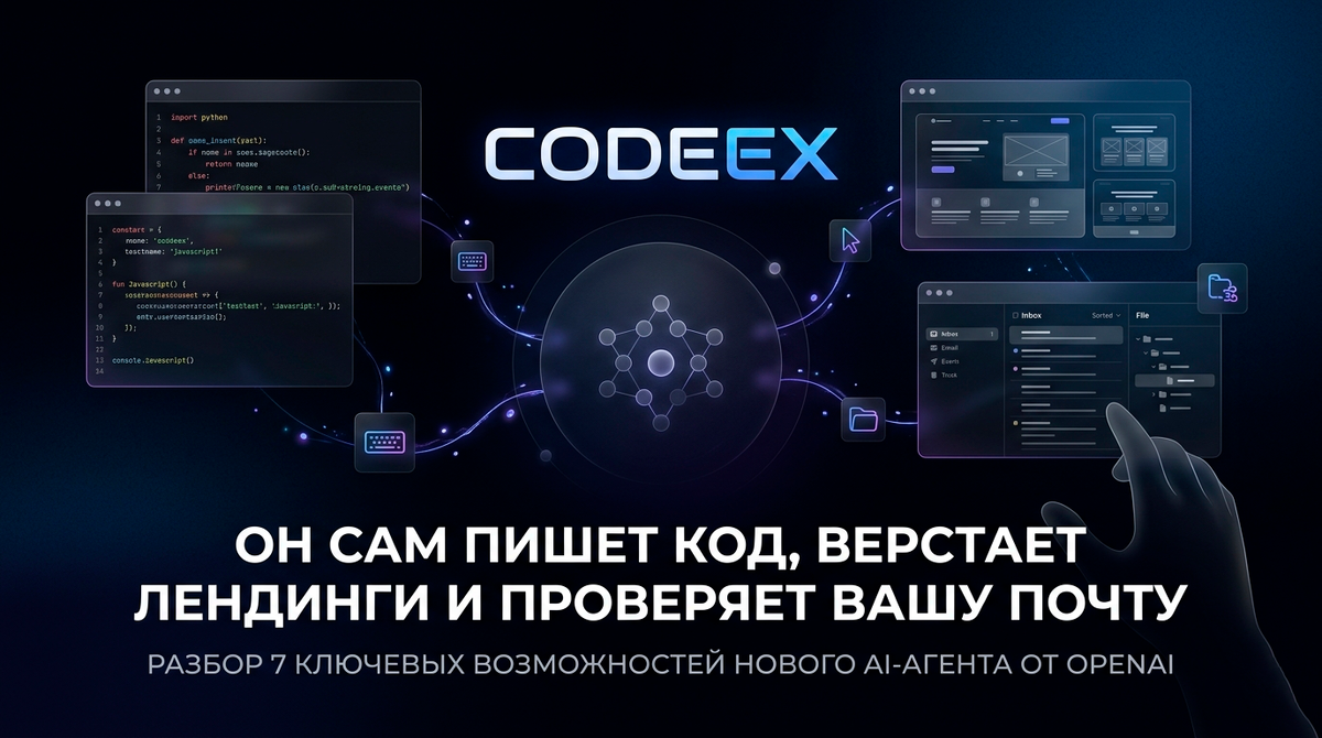 Codeex. Он сам пишет код, верстает лендинги и проверяет вашу почту