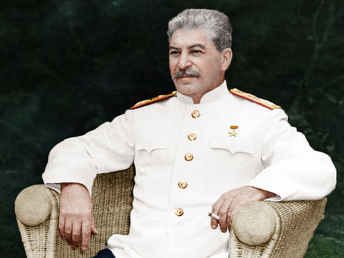 Иосиф Виссарионович на Потсдамской конференции 1945 года.