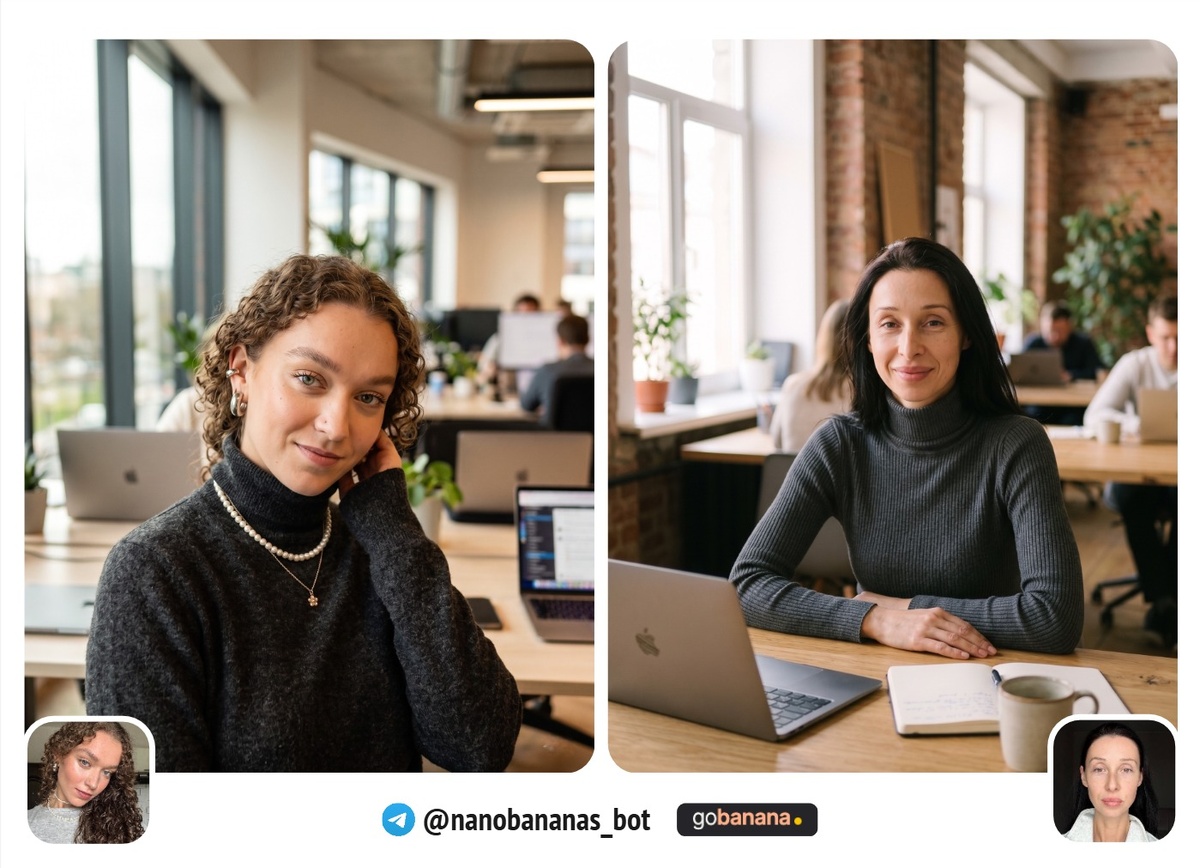 Промпт #2: Тёплый портрет для фриланса и IT