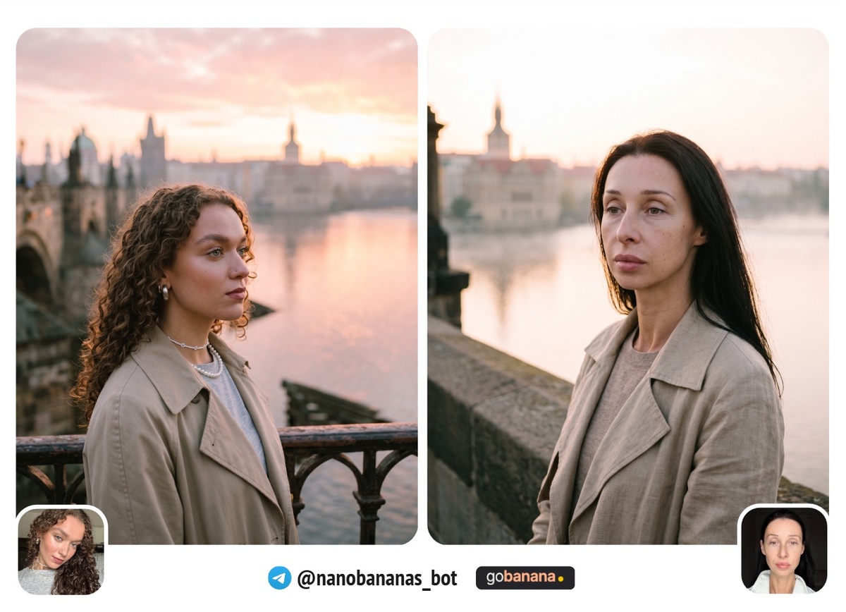 Промпт #1: Путешествие — человек в городском пейзаже