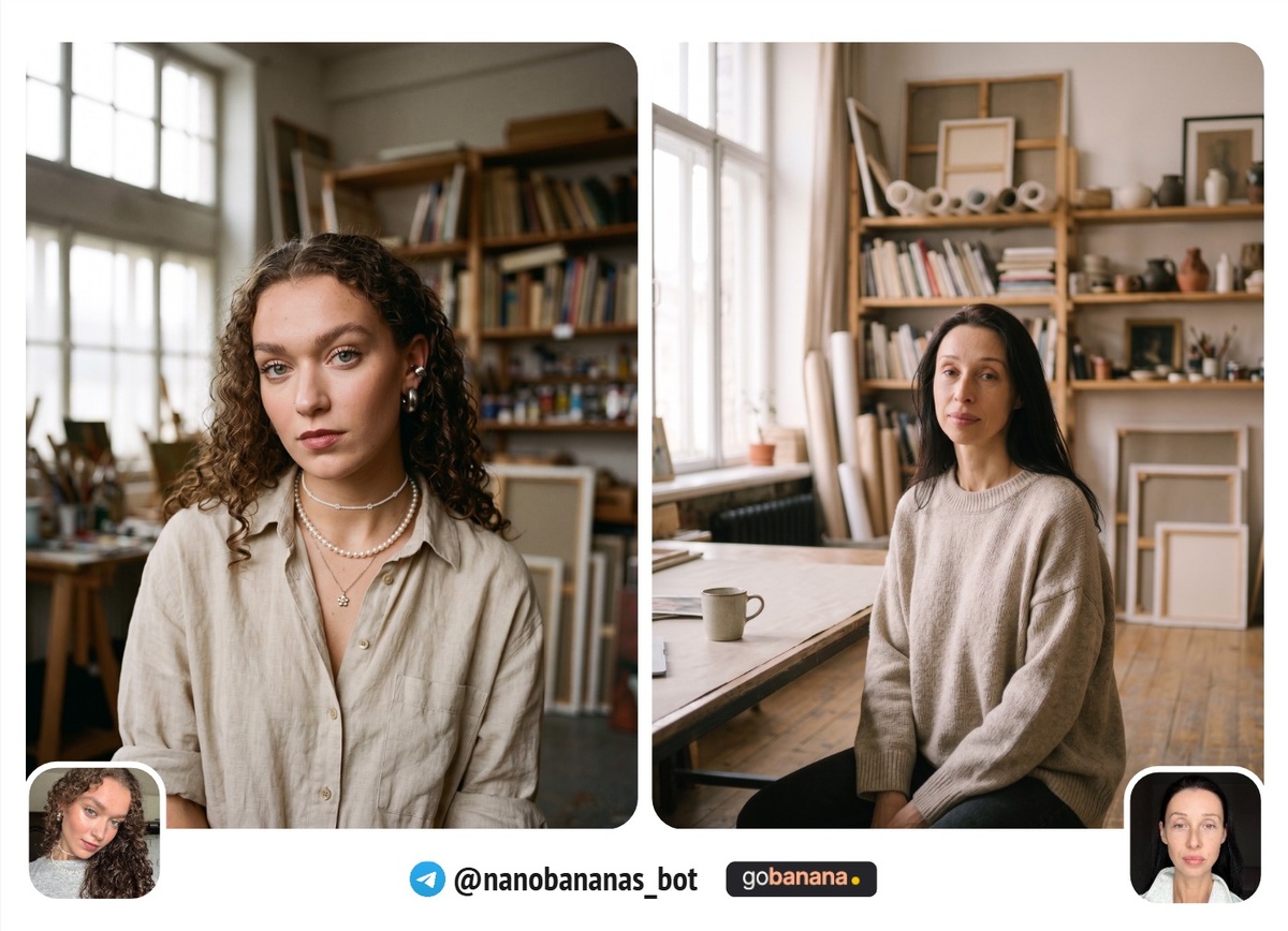 Промпт #3: Образ «художник / творческий человек»