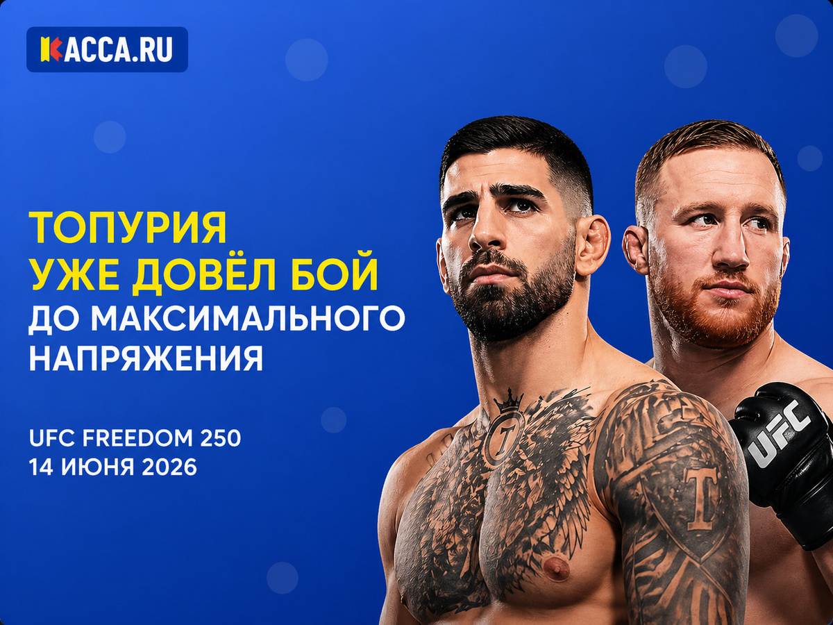 Противостояние Илии Топурии и Джастина Гейджи в лёгком весе UFC