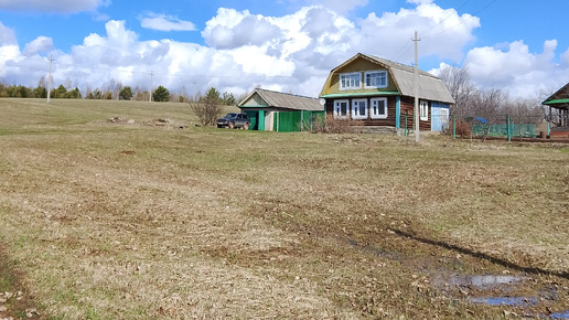 Поездка на хутор в апреле. Лёгкое бездорожье для Нивы.
