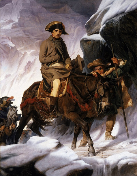 Поль Деларош. Переход Наполеона через Альпы. 1848-1850