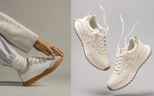 Кроссовки LAUF! со скульптурной подошвой.