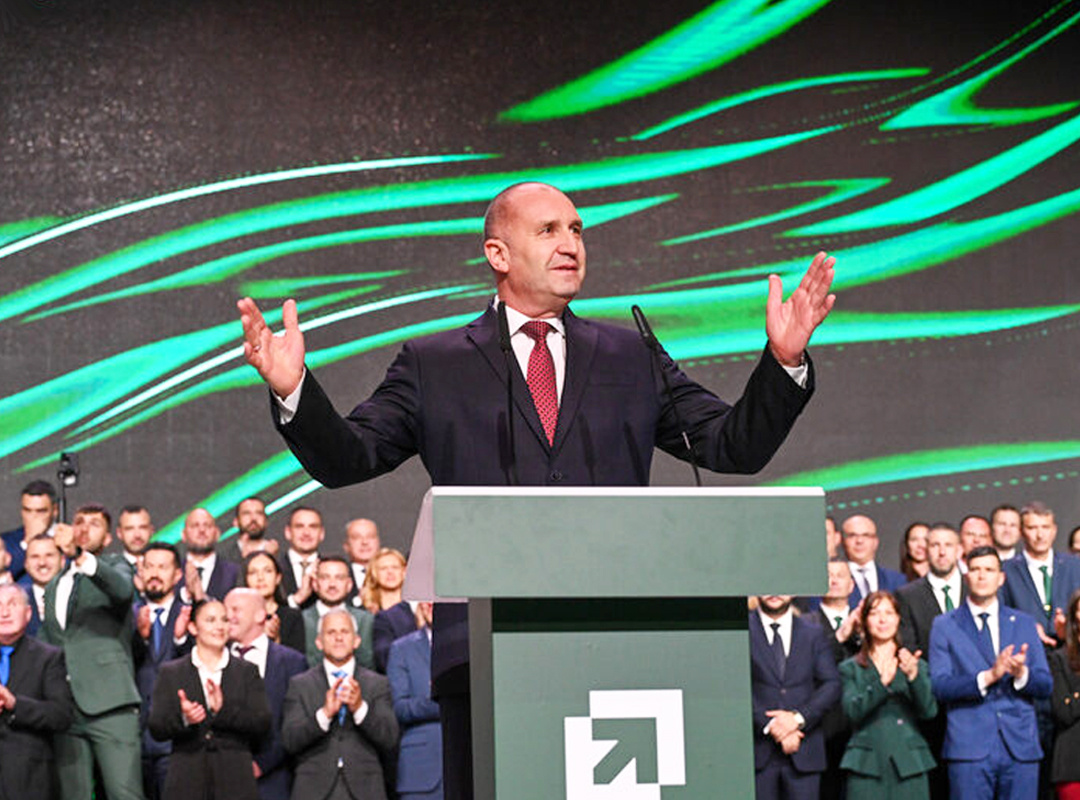 used image: Former Bulgarian President Rumen Radev addressed citizens // Internet