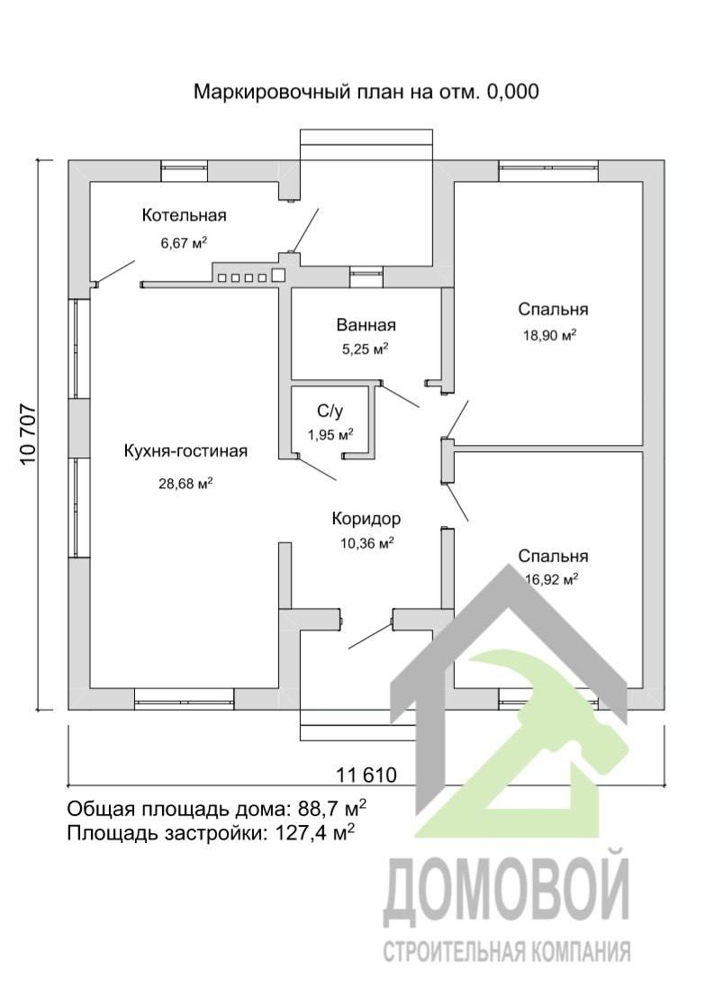 Чертёж-планировка Д-142