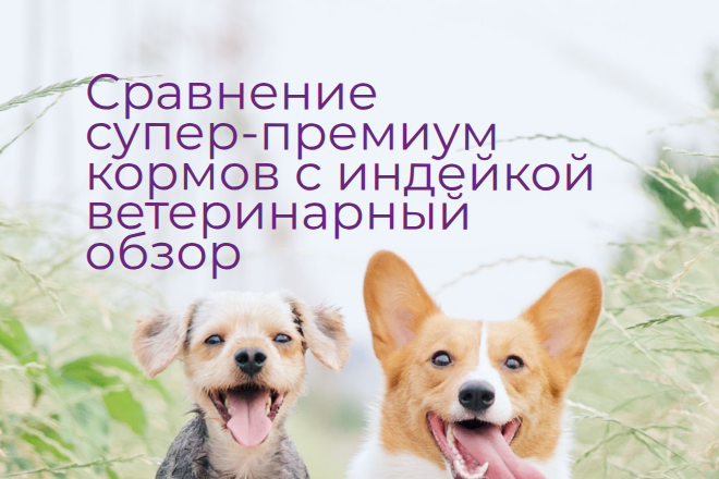 сууперпремиум корм с индейкой