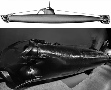 Сверхмалая подводная лодка Type «А», 1939–1940 гг.