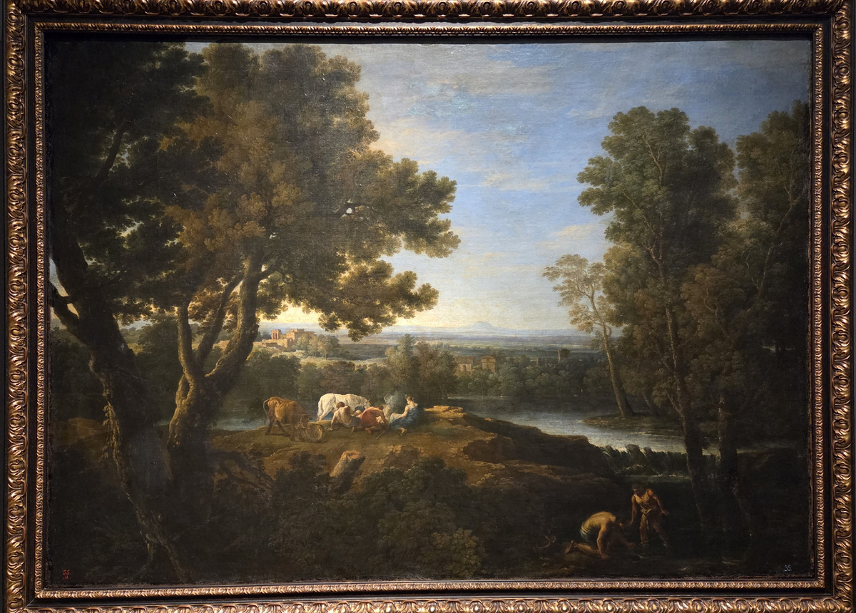 Андреа Локателли 1695-1741 Пейзаж холст, масло