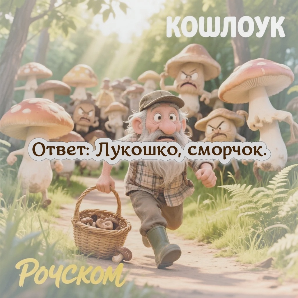 Лукошко, сморчок.