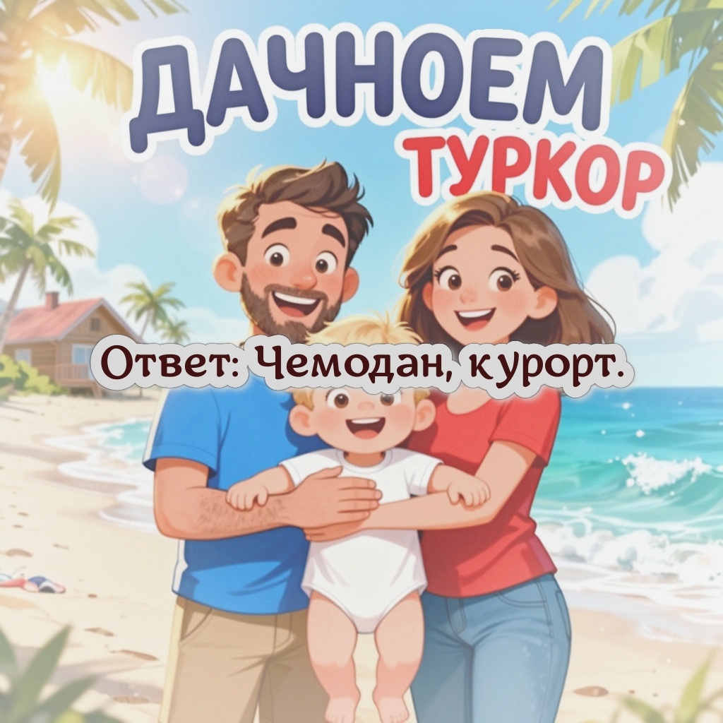 Чемодан, курорт.