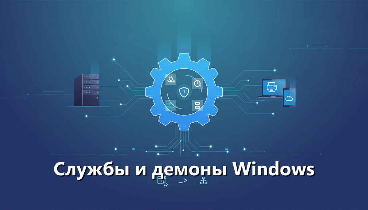 Службы и демоны Windows: описание, запуск, управление и взаимодействие с системой