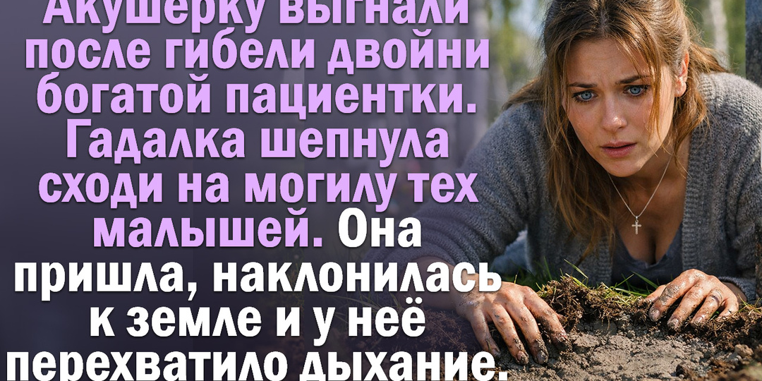Акушерку выгнали из роддома Гадалка шепнула: сходи на могилку.
