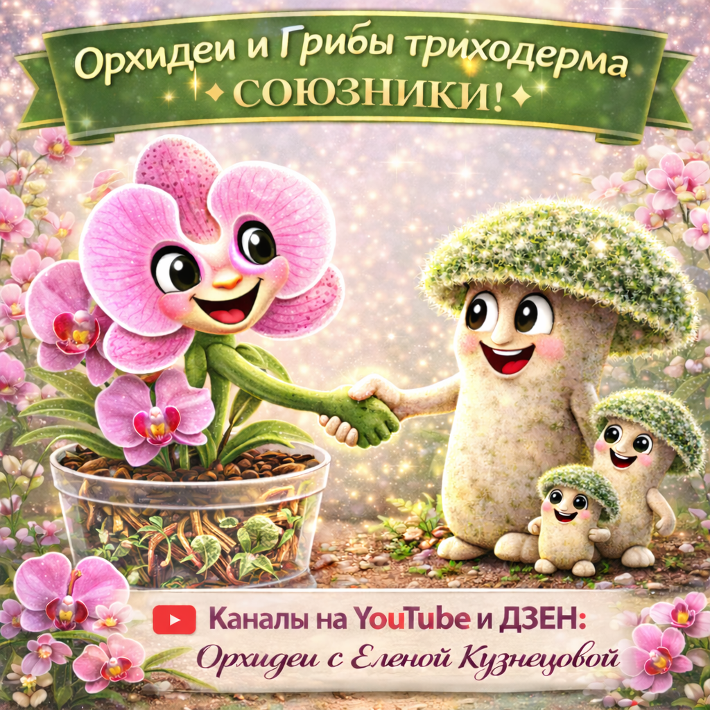 Орхидея и Триходерма - союзники. Орхидеи С Еленой Кузнецовой