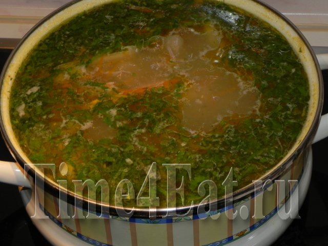 Куриный суп с картофелем и вермишелью