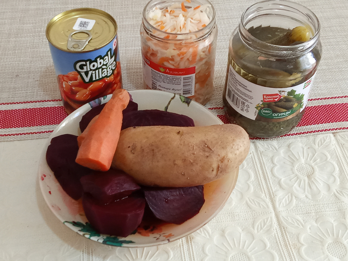 Всё для винегрета.