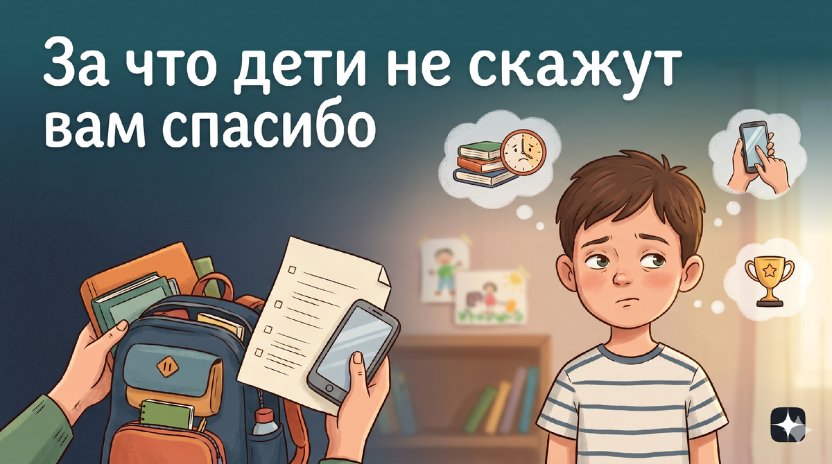 Почему нельзя делать уроки за ребенка? Разбираем ловушку контроля в начальной школе и учимся передавать ответственность ребенку правильно.
