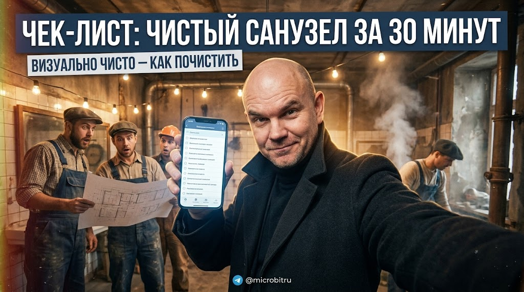    Используйте этот чек-лист, чтобы быстро и эффективно убрать санузел. as7