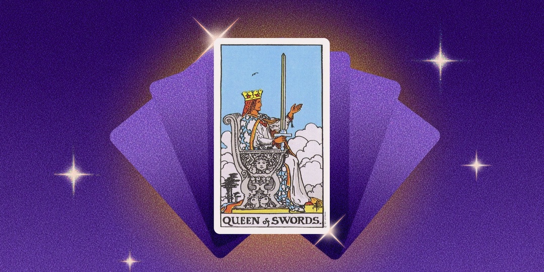 Королева Мечей в прямом положении