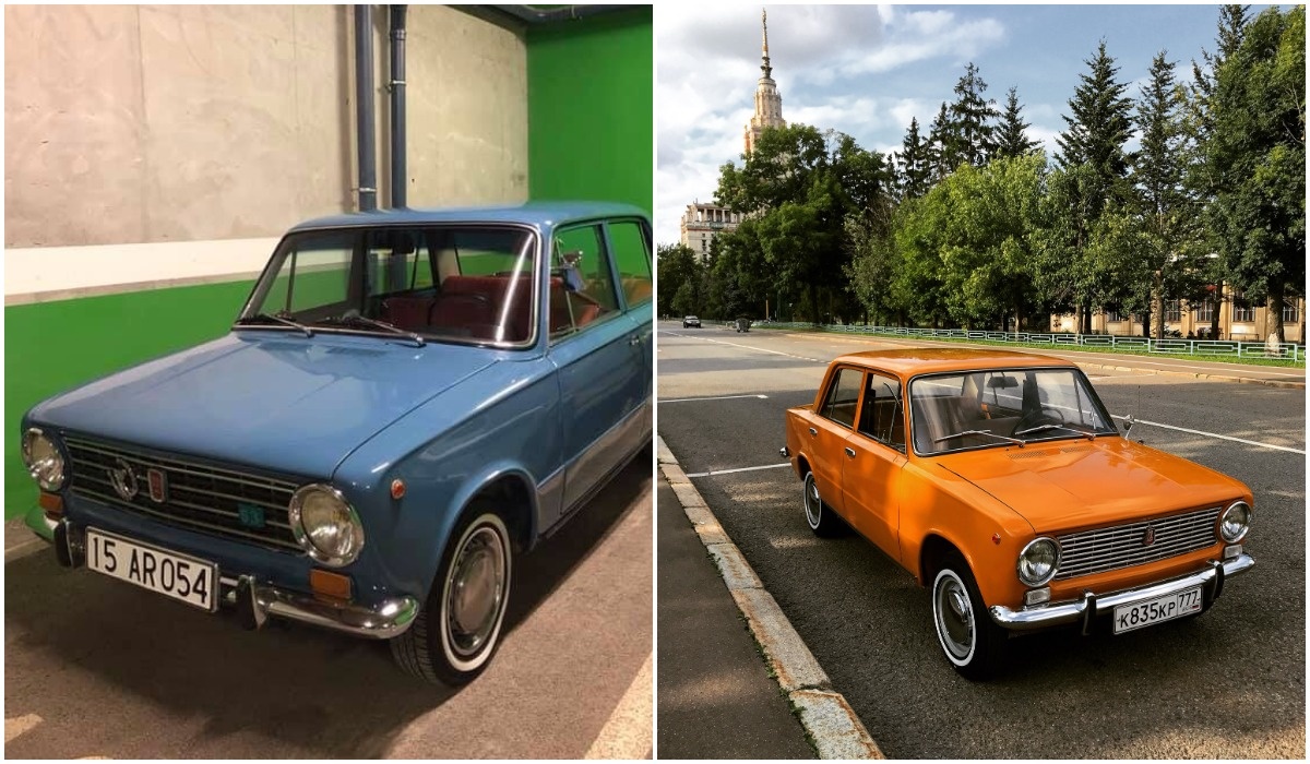 Fiat 124 и Жигули "Копейка"