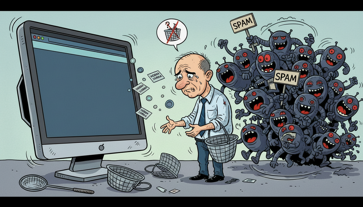 Мой ответ - про нечестный метод продвижения сайта. Спасибо ИИ за карикатуру. Вновь не пришлось рисовать иллюстратору.