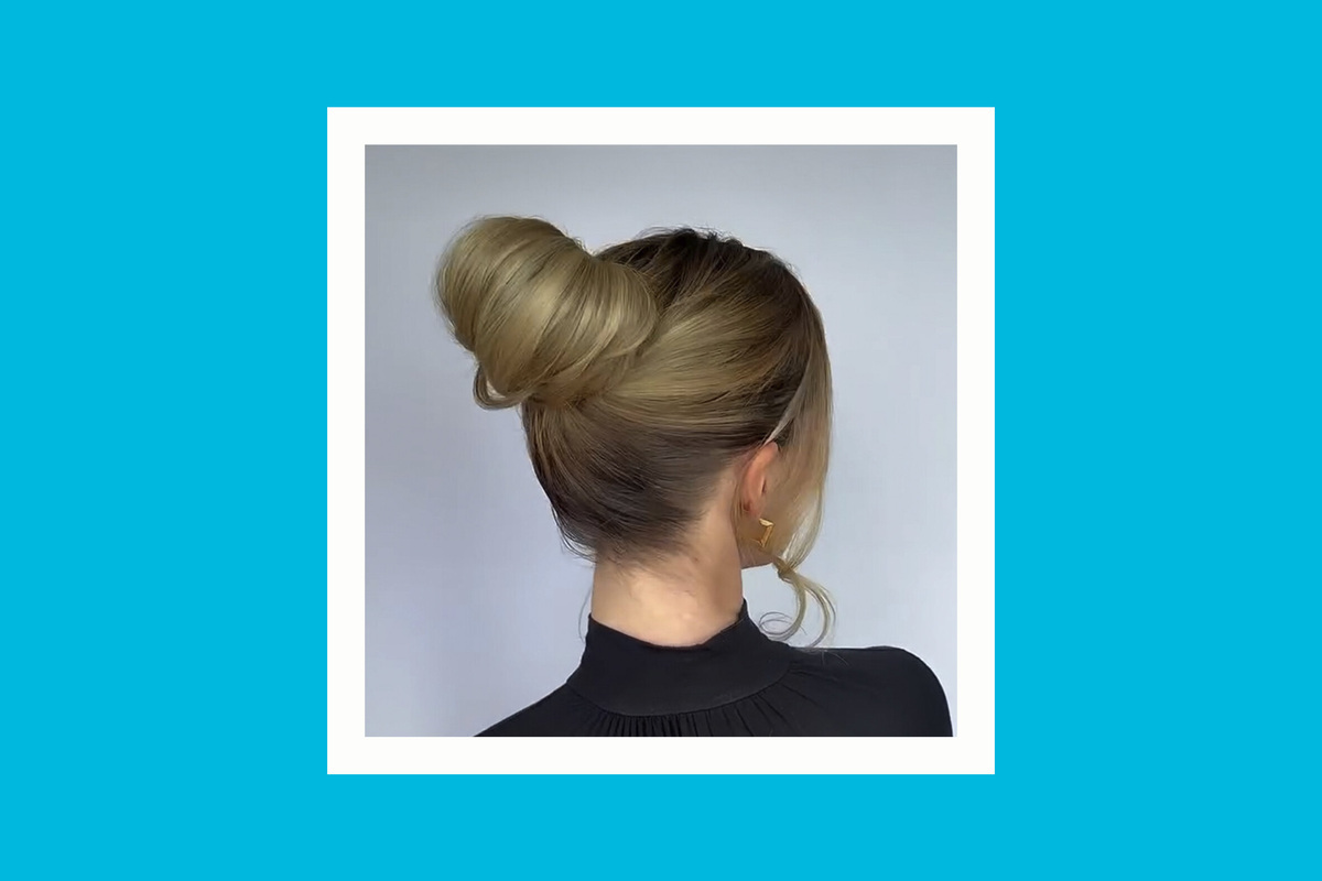     Потайной крабик: этот простейший лайфхак поможет тебе сделать пучок в 2 раза пышнее