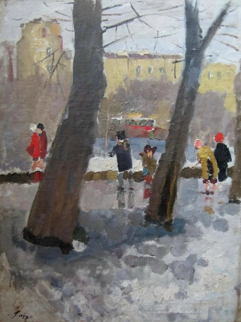 Николай Позднеев. «В парке». 1959