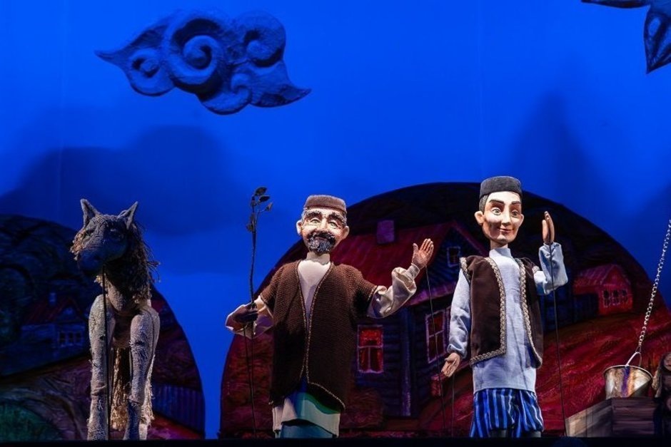    Конь, Бабай и Джигит. предоставлено пресс-службой театра «Экият»