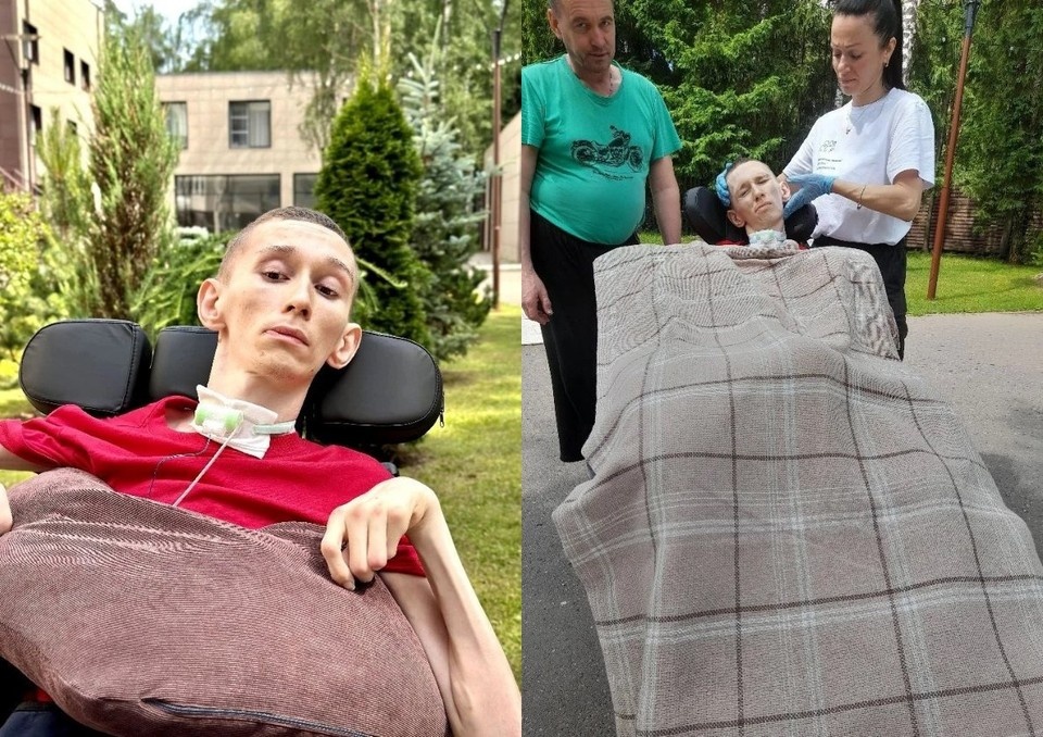    Степан в реабилитационном центре в Москве из личного архива героя(ев) публикации
