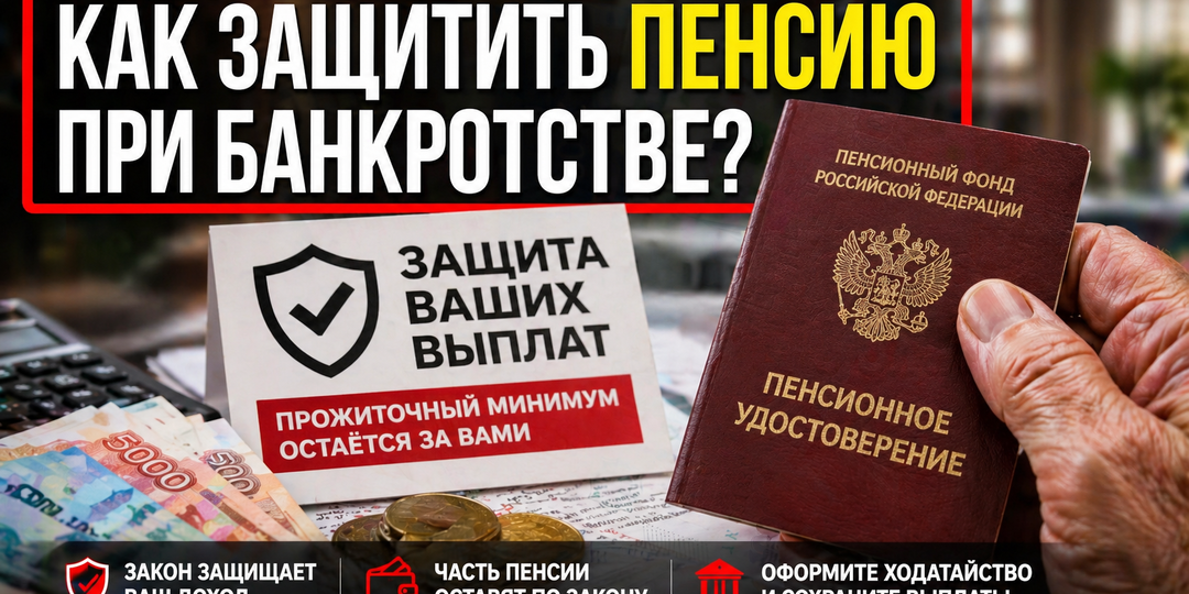 Как защитить пенсию при банкротстве?