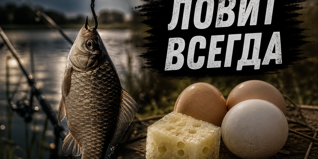 Уловистая насадка на карася от бабушки. С крючка не слетает, в бесклёвье выручает. Опарыш можно не брать